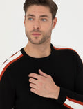 Black Slim Fit Sweater