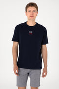 Men's Comfort Fit Crew Neck Navy T-Shirt