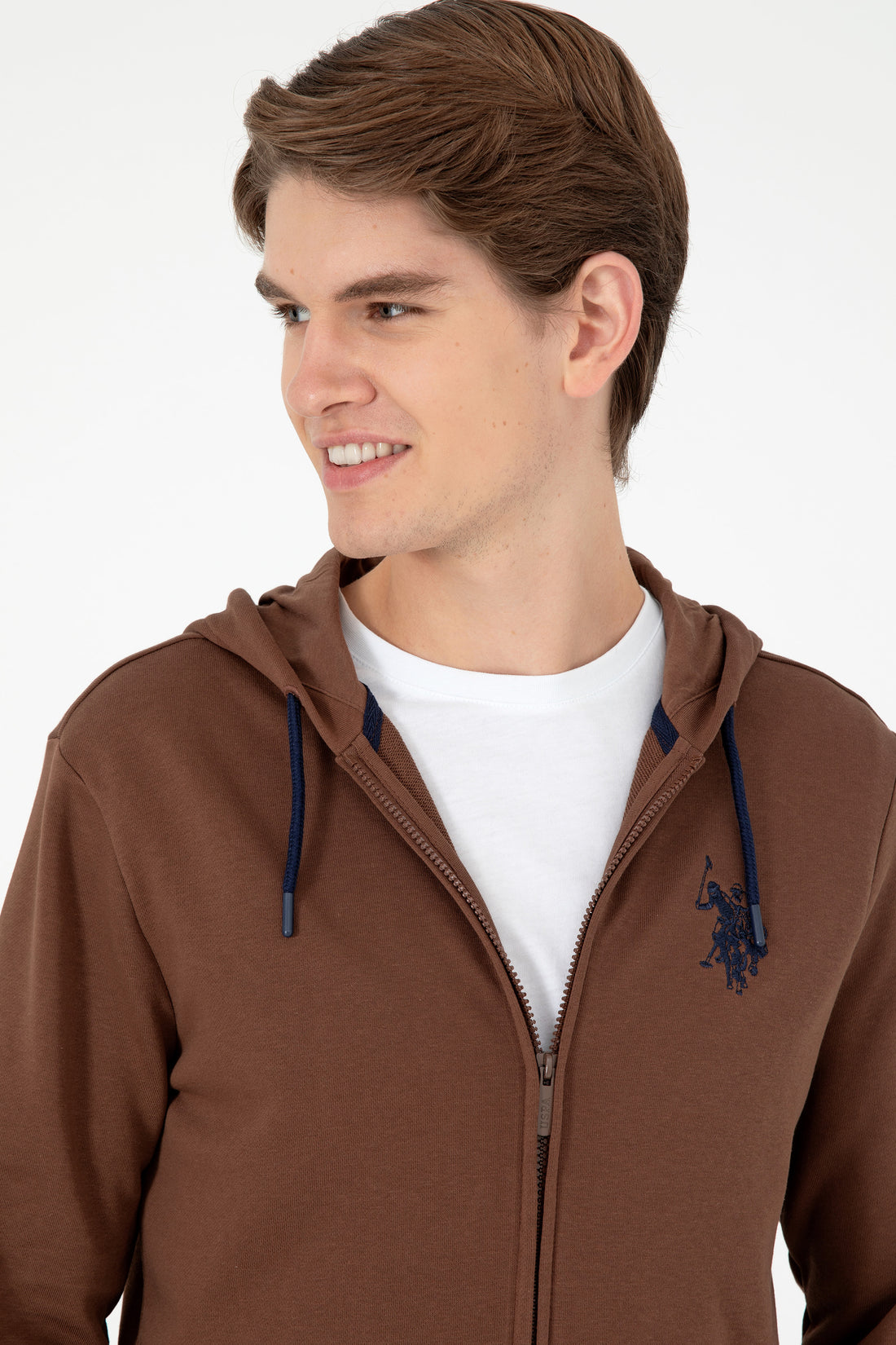 Men's Brown Knitted Cardigan