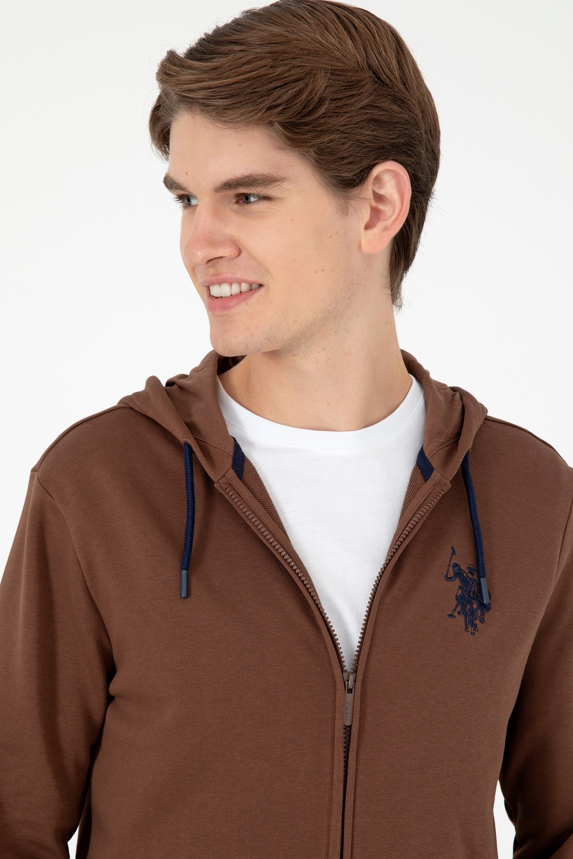 Men's Brown Knitted Cardigan