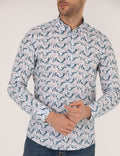 Pink Slim Fit Long Sleeve Shirt