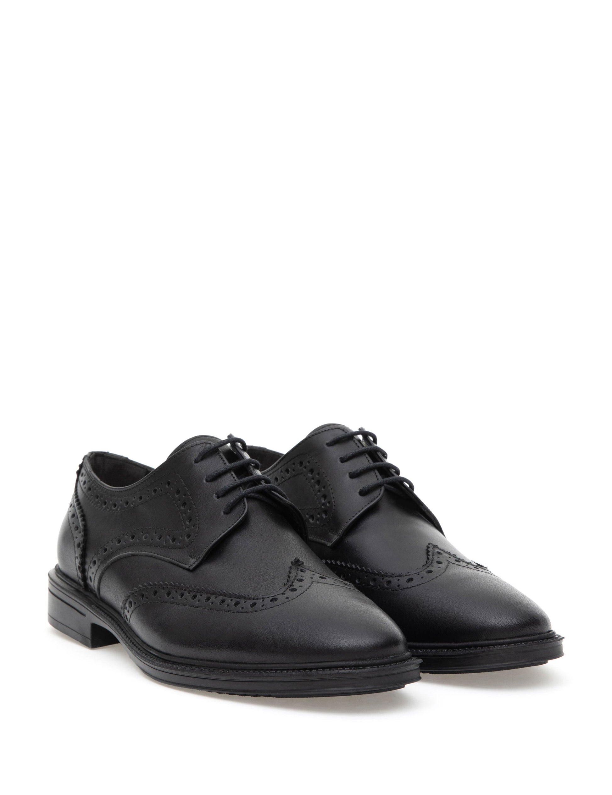 Black 100% Leather Classic Shoes