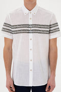 Men's Dark Khaki Short Sleeve Shirt