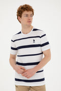 Men's Regular Fit Crew Neck White T-Shirt