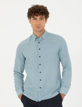 Mint Slim Fit Long Sleeve Shirt