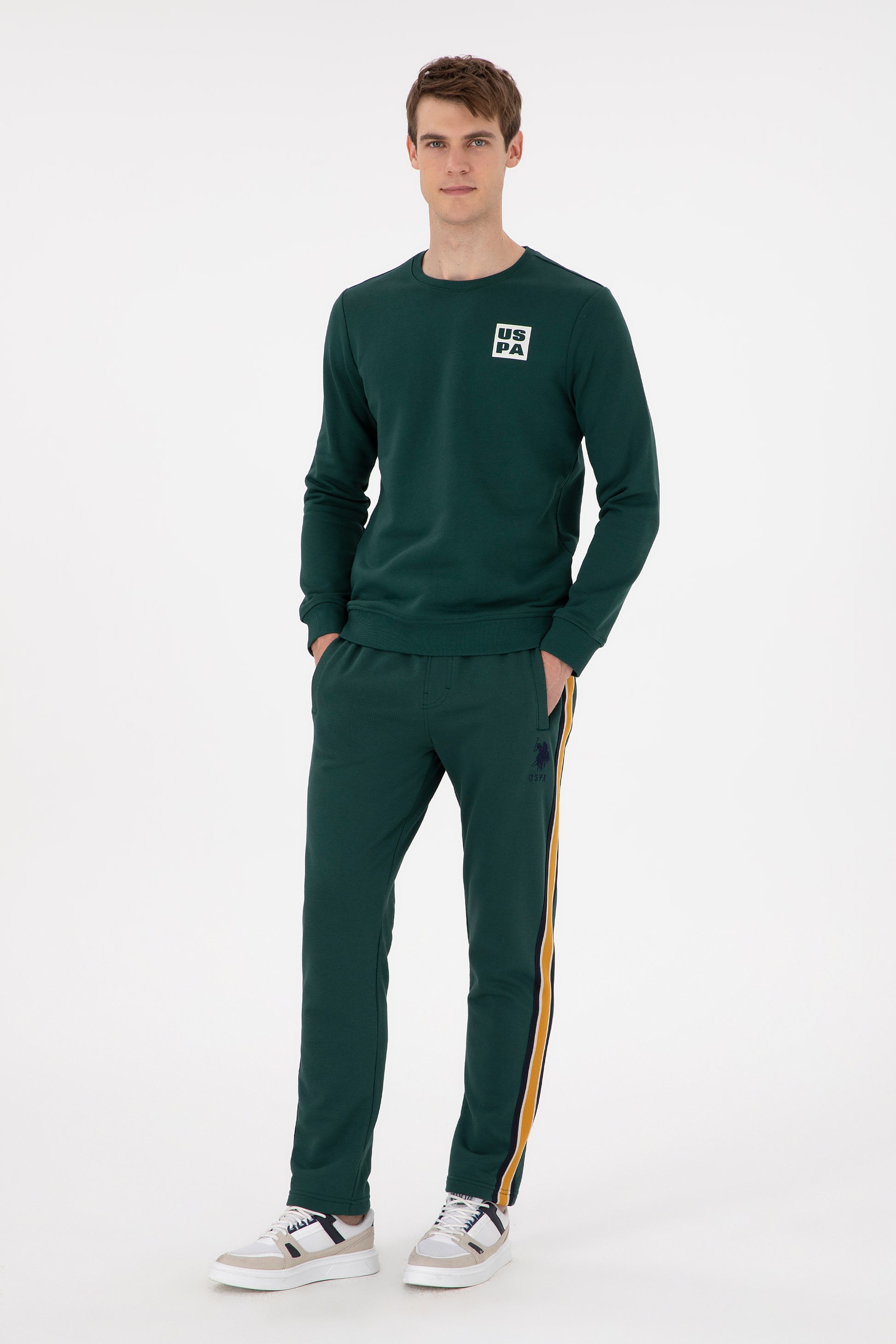 Men's Dark Green Sweatpants