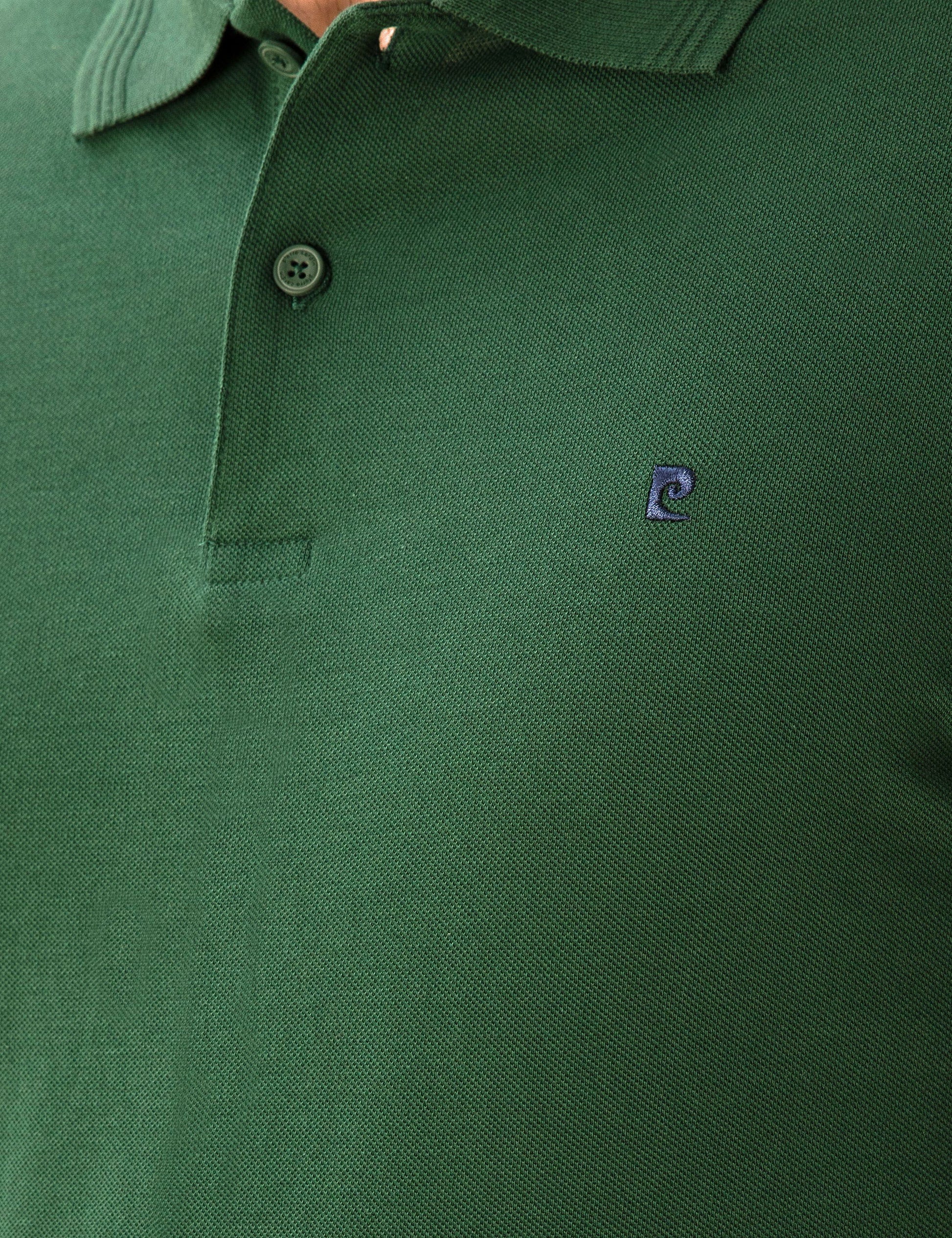 Dark Green Slim Fit Basic T-Shirt
