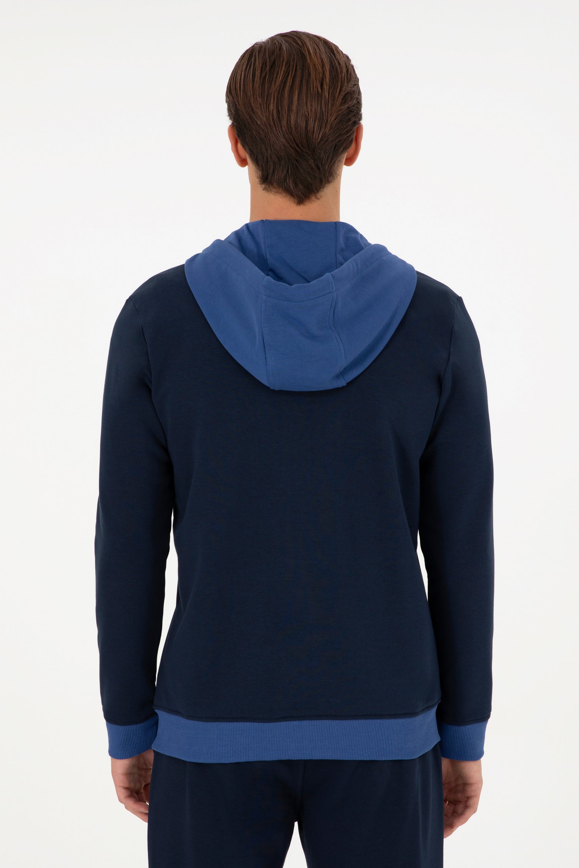 Men's Navy Blue Knitted Cardigan