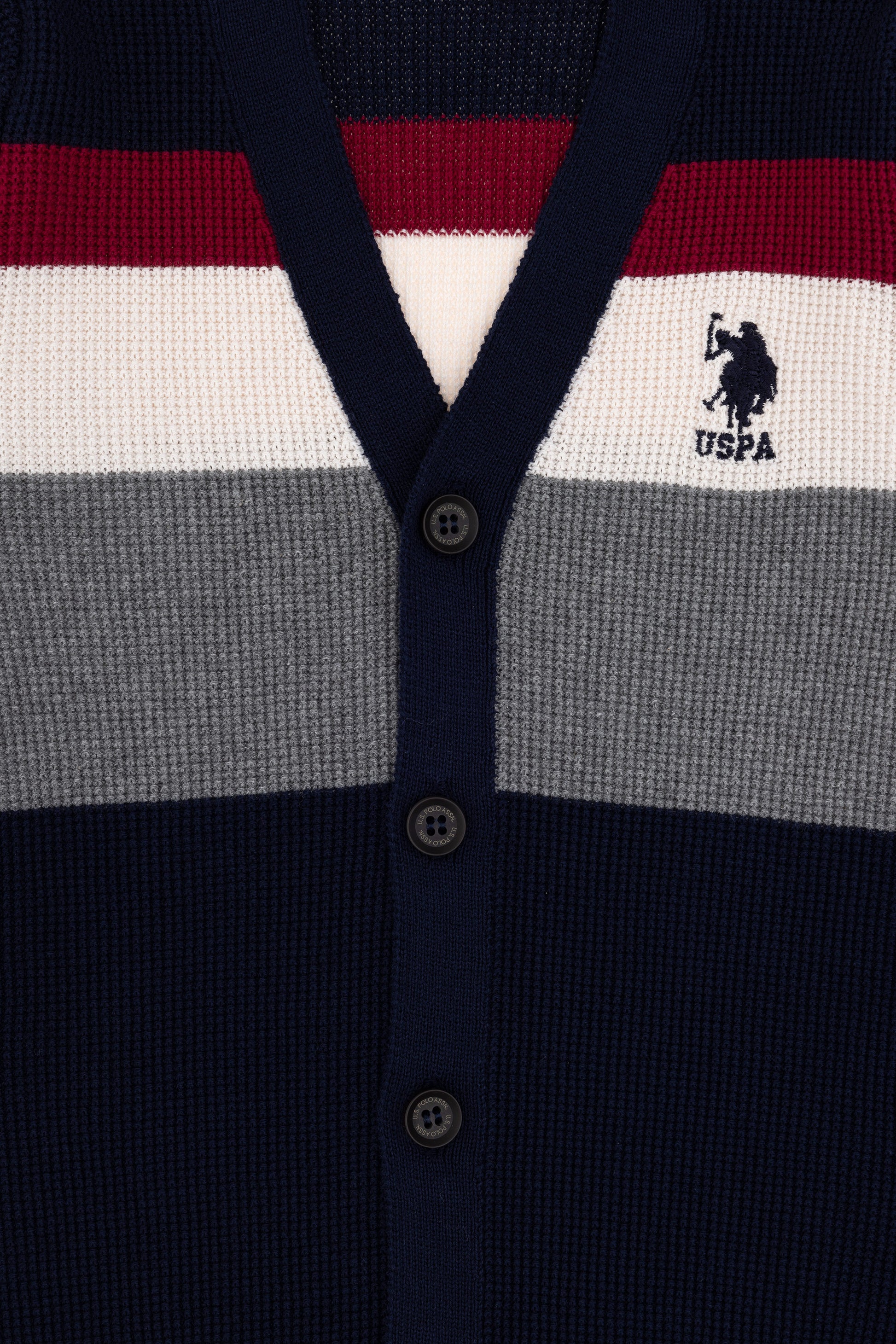 Boy's Navy Blue Knitwear Cardigan