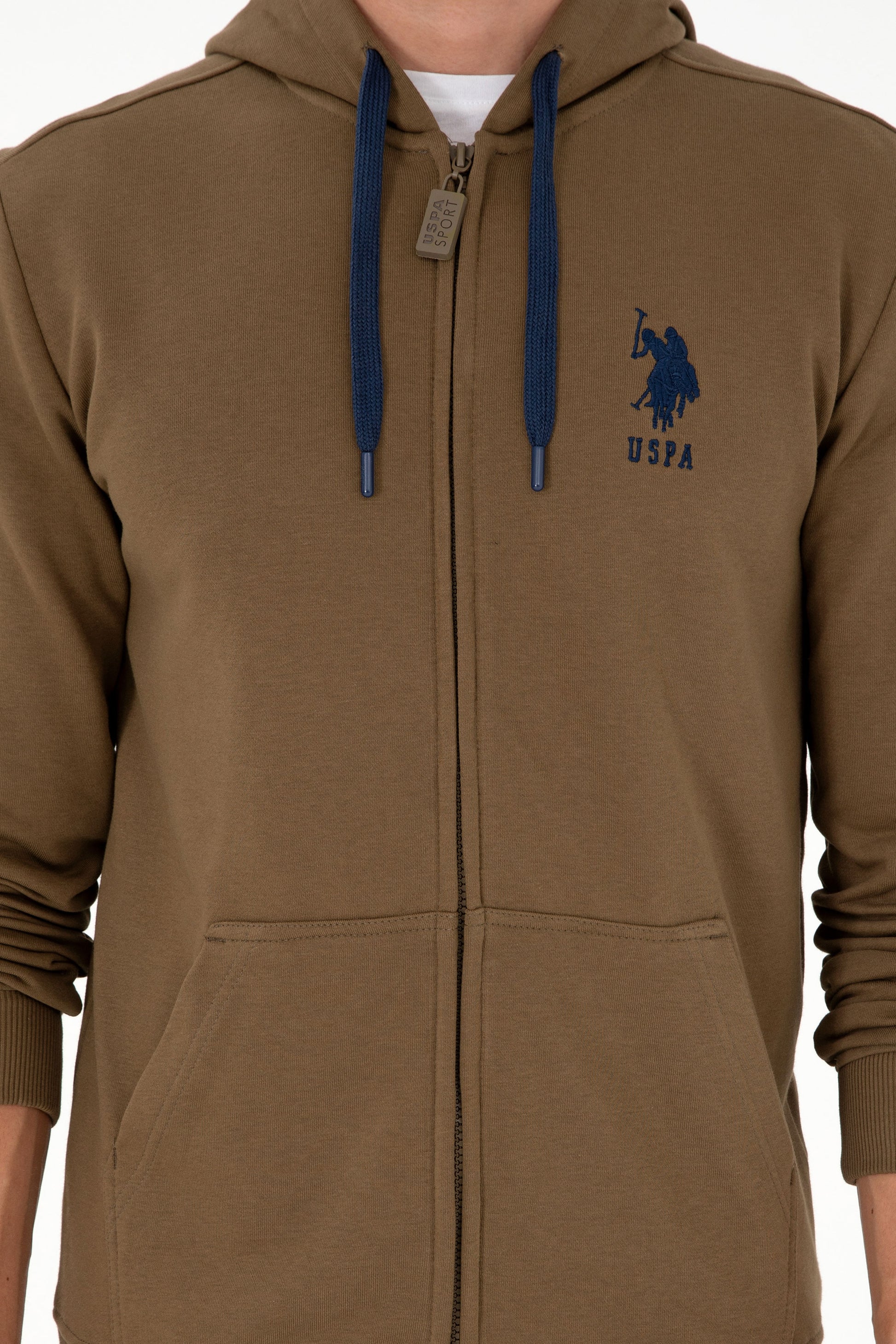 Men's Khaki Knitted Cardigan