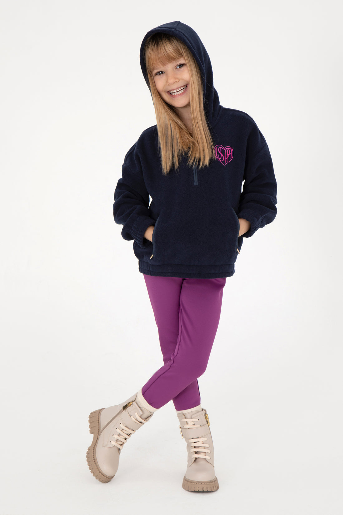 Girl's Navy Sweatshirt