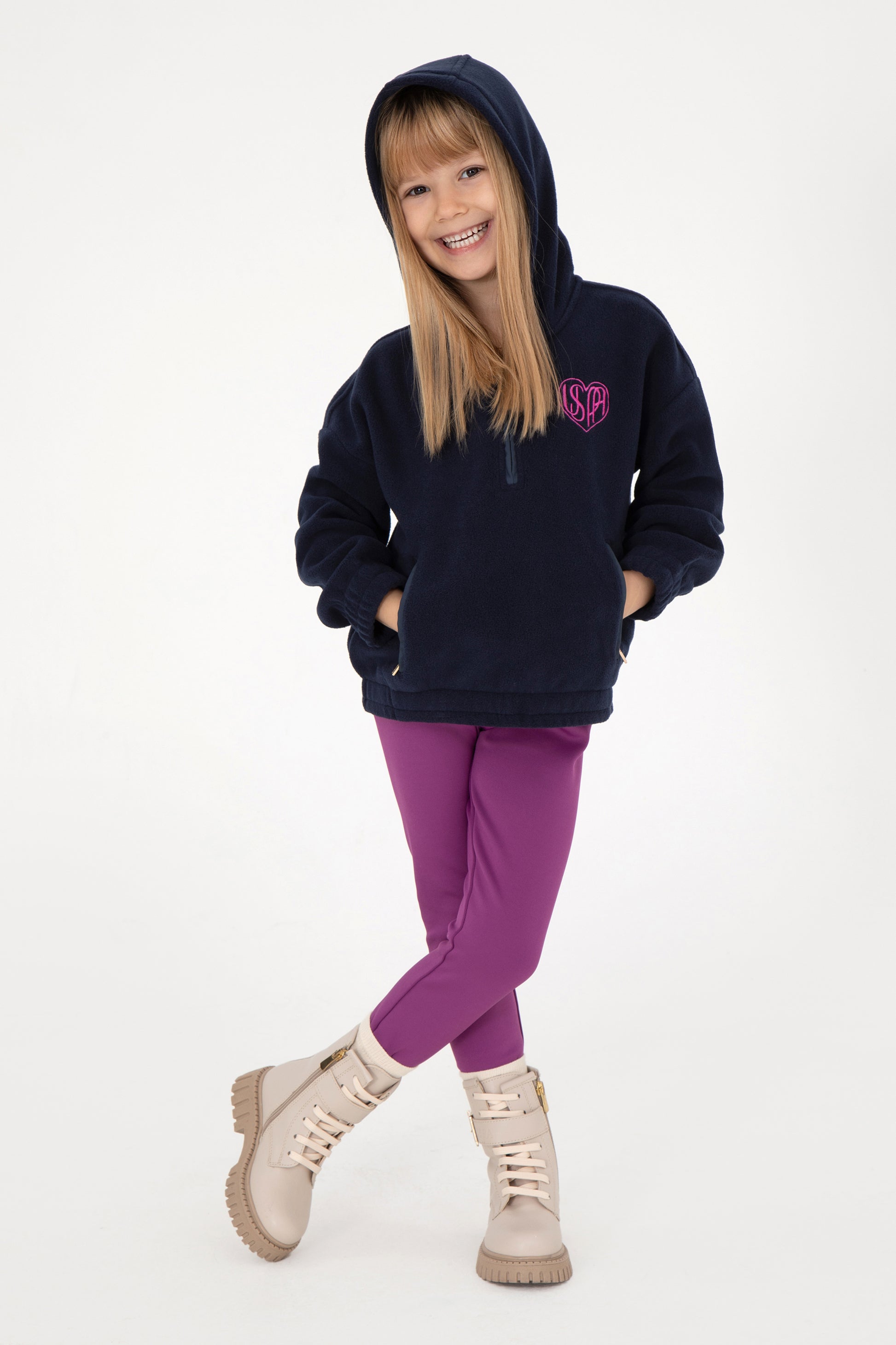 Girl's Navy Sweatshirt