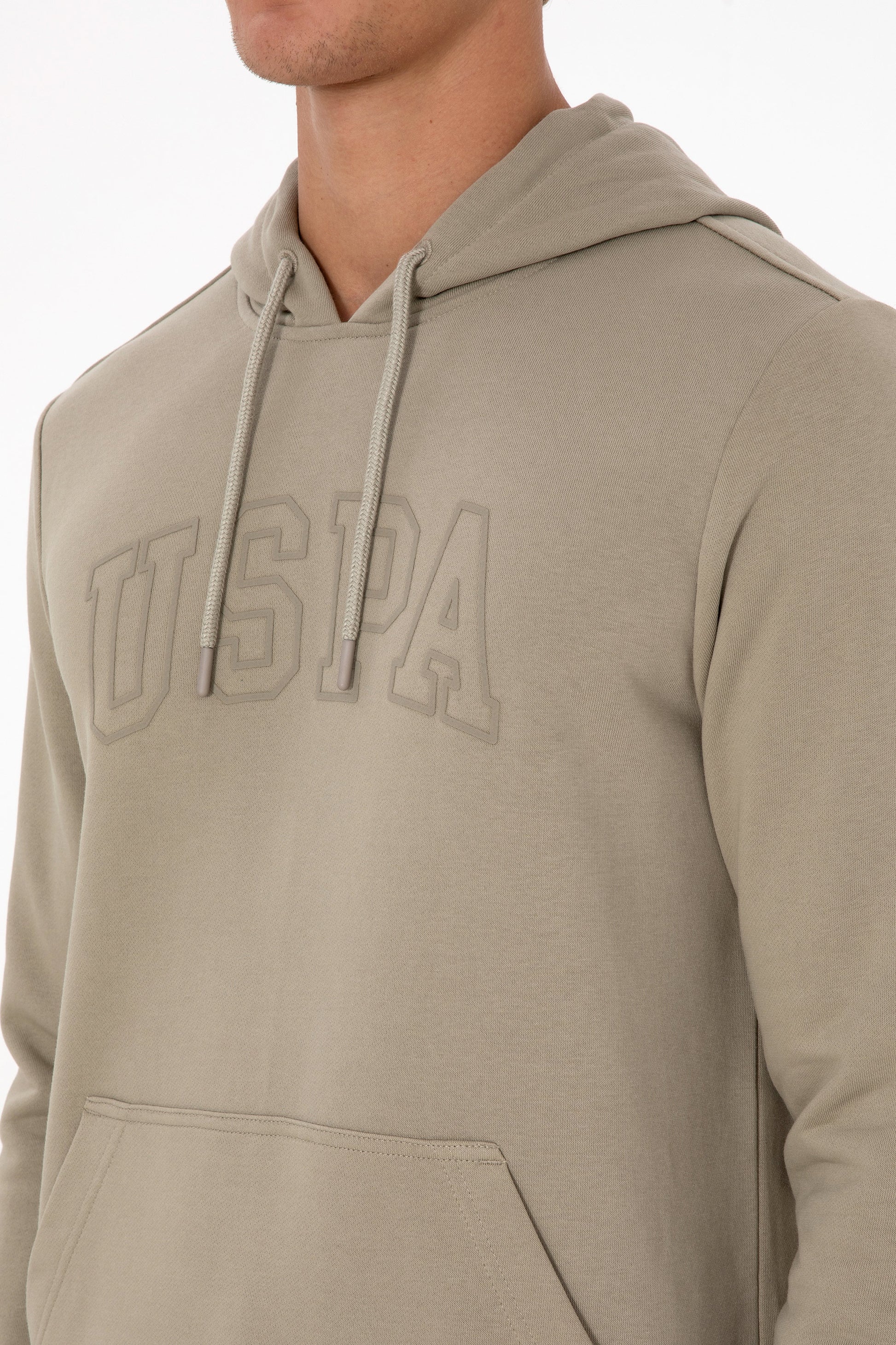 Men's Light Khaki Basic Sweatshirt