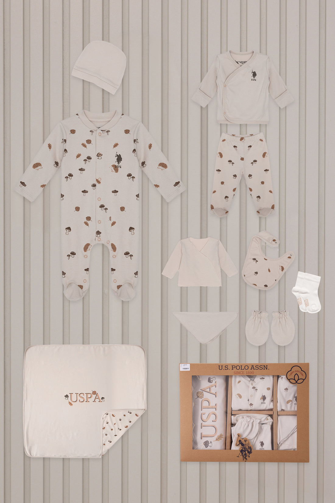 Baby Boy Cream Pajama Set