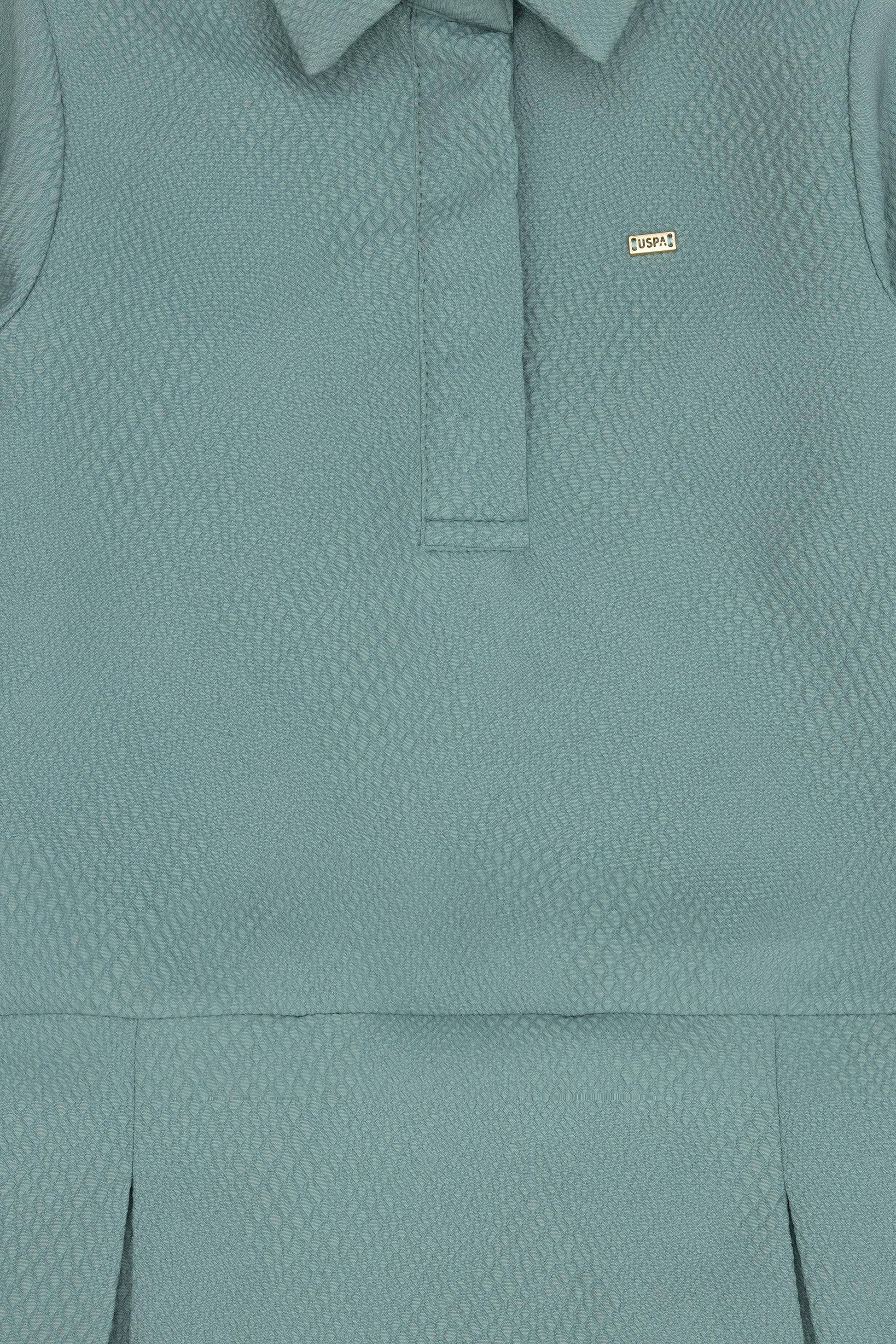 Girl's Mint Woven Dress