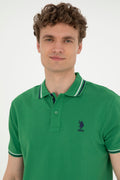 Men's Green Basic T-Shirt