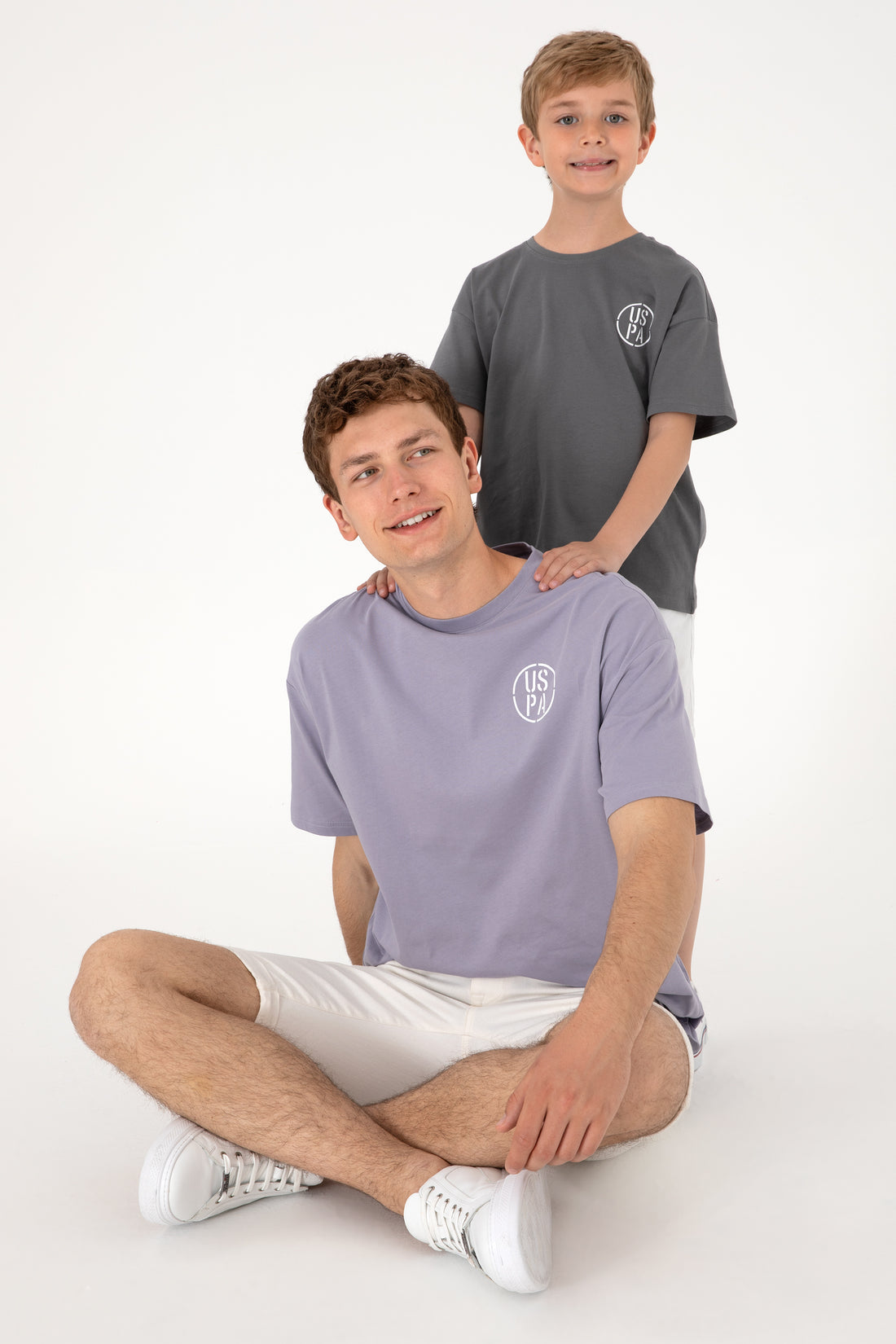 Men's Oversize Fit Crew Neck Grey T-Shirt