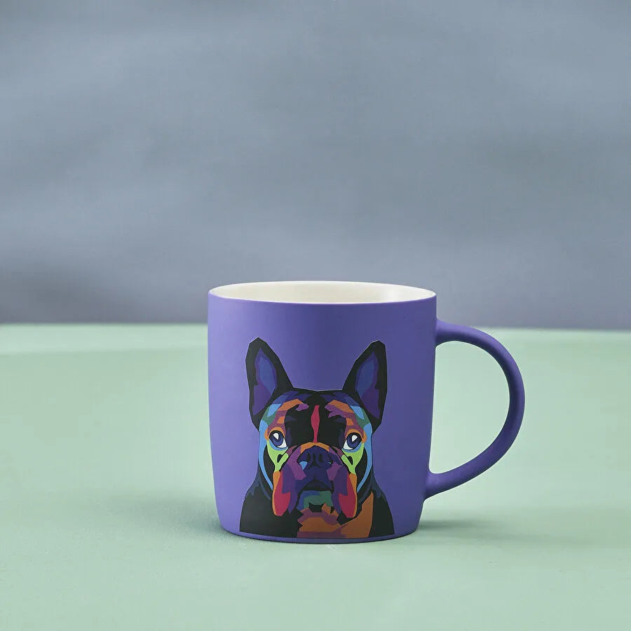 Soft Touch Bulldog Mug 350 ml