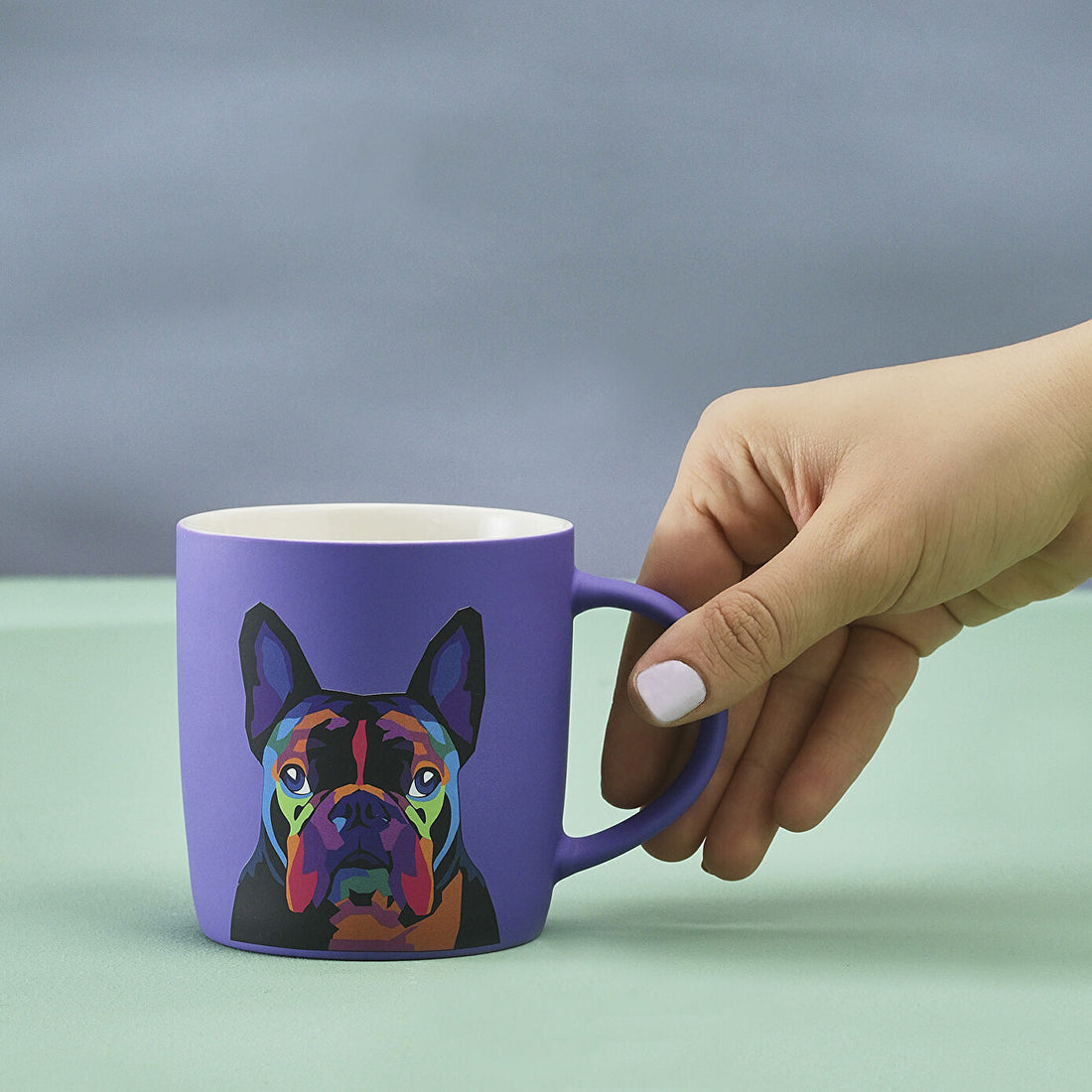 Soft Touch Bulldog Mug 350 ml