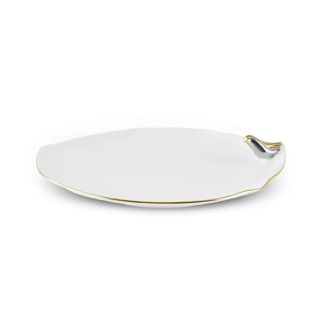 Karaca X Müge Instant Gold Bird Cake Plate 21 Cm