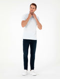 Light Blue Slim Fit T-Shirt