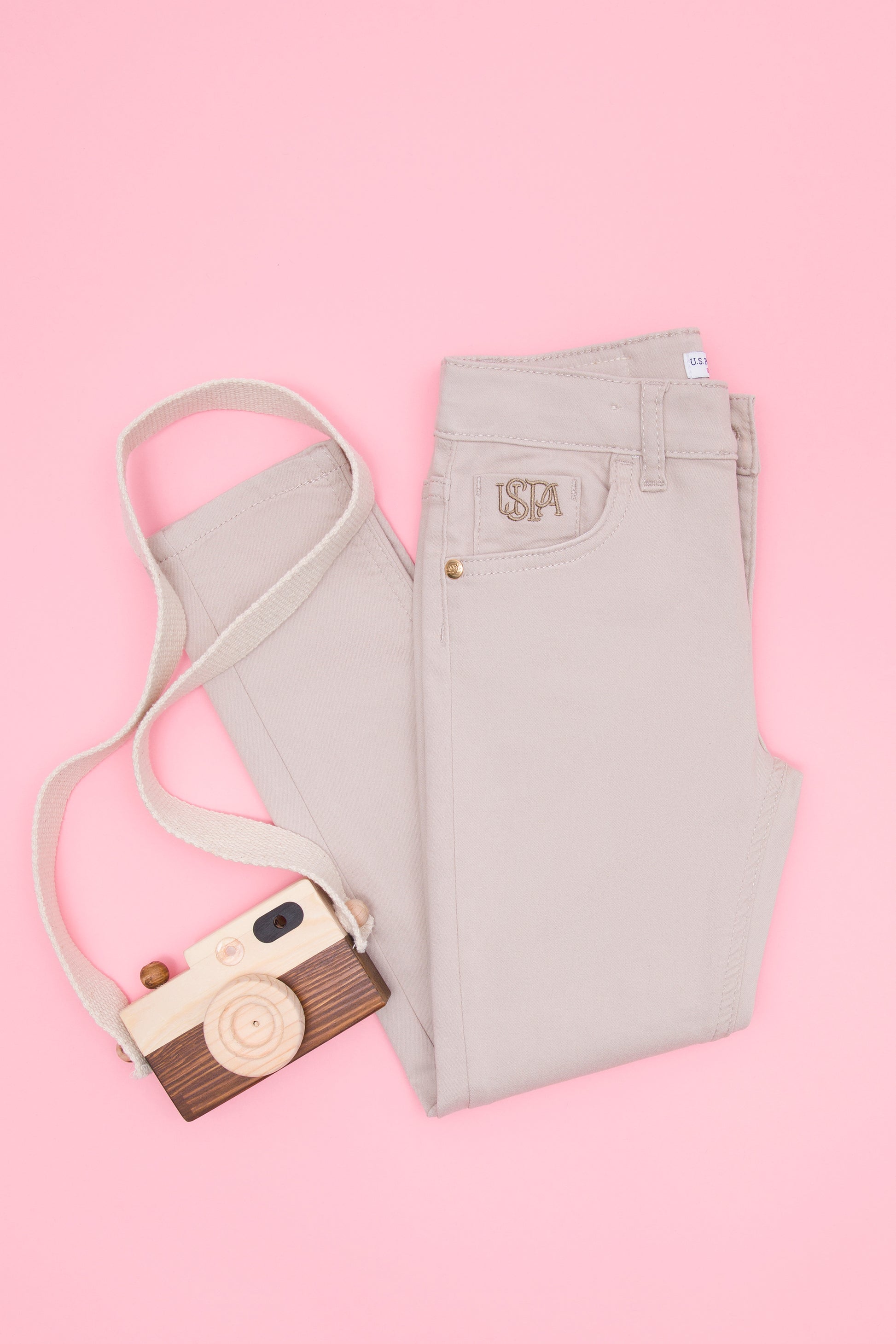 Girl's Stone Canvas Pants