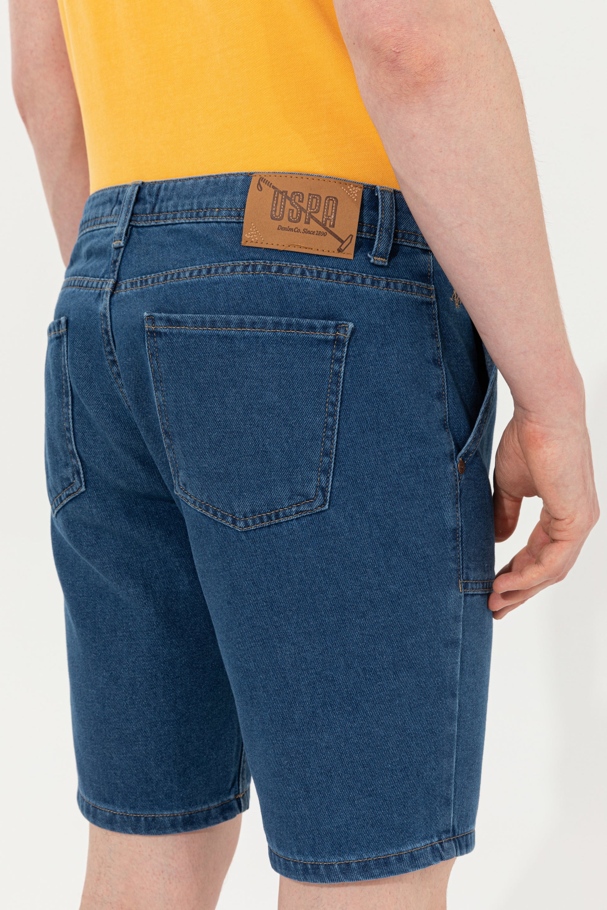 Men's Blue Jean Shorts