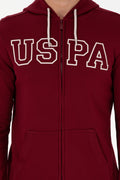 Men's Burgundy Knitted Cardigan