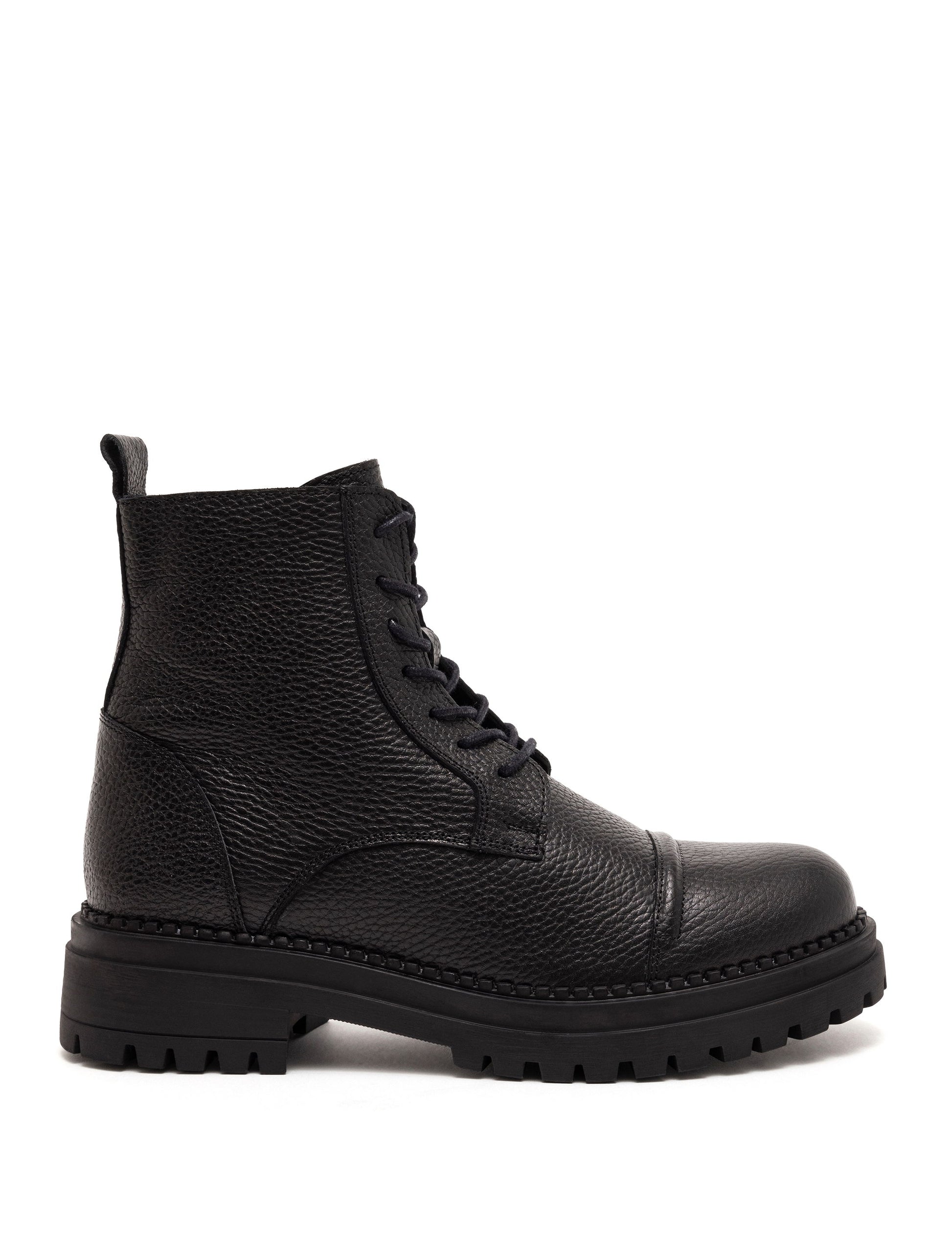 Black 100% Leather Boots