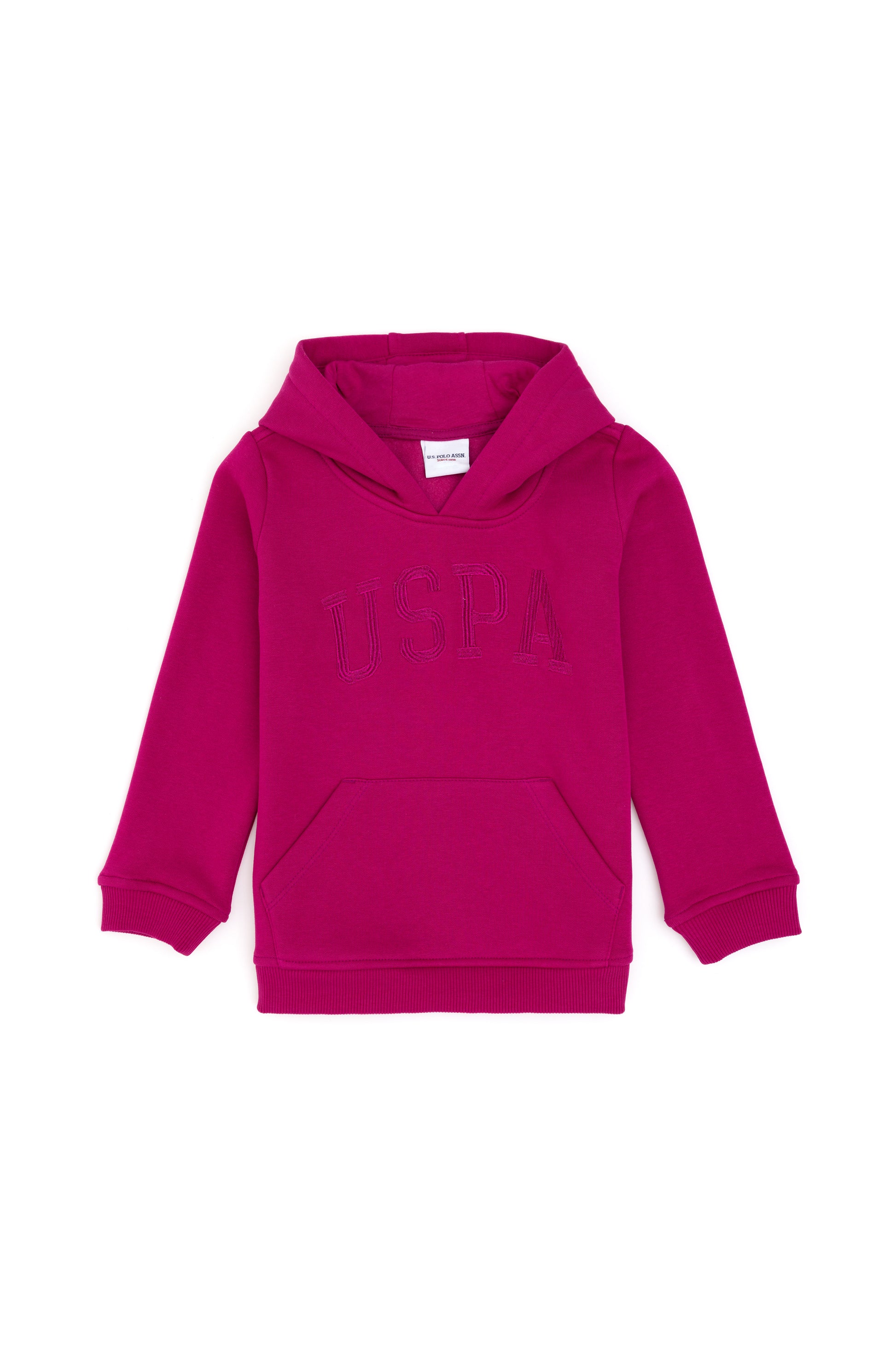 Girl's Fuchsia Basic Sweatshirt