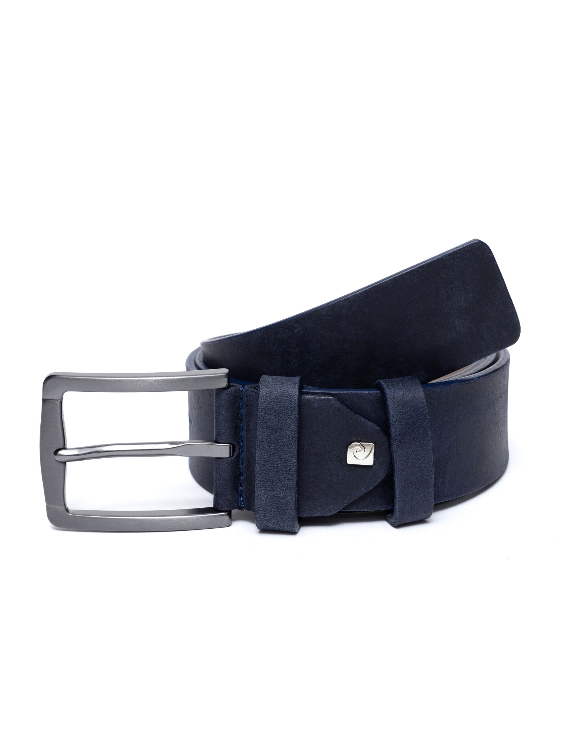 Navy Blue Denim Belt