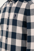 Men's Navy Blue Long Sleeve Shirt