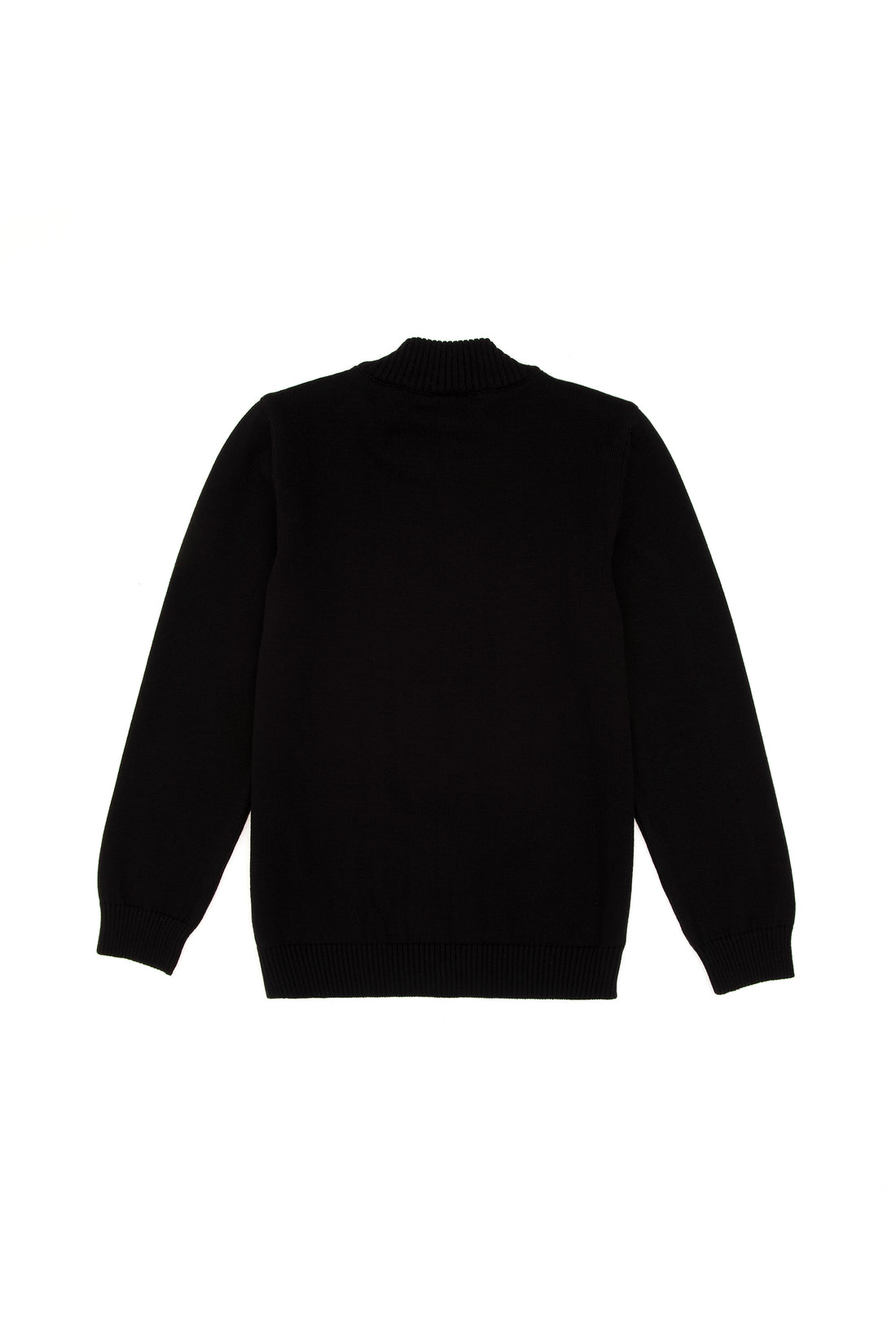 Boy's Black Knitwear Cardigan