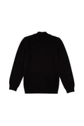 Boy's Black Knitwear Cardigan