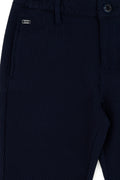 Boy's Navy Blue Canvas Pants