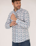 Pink Slim Fit Long Sleeve Shirt