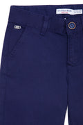 Boy's Navy Blue Canvas Pants