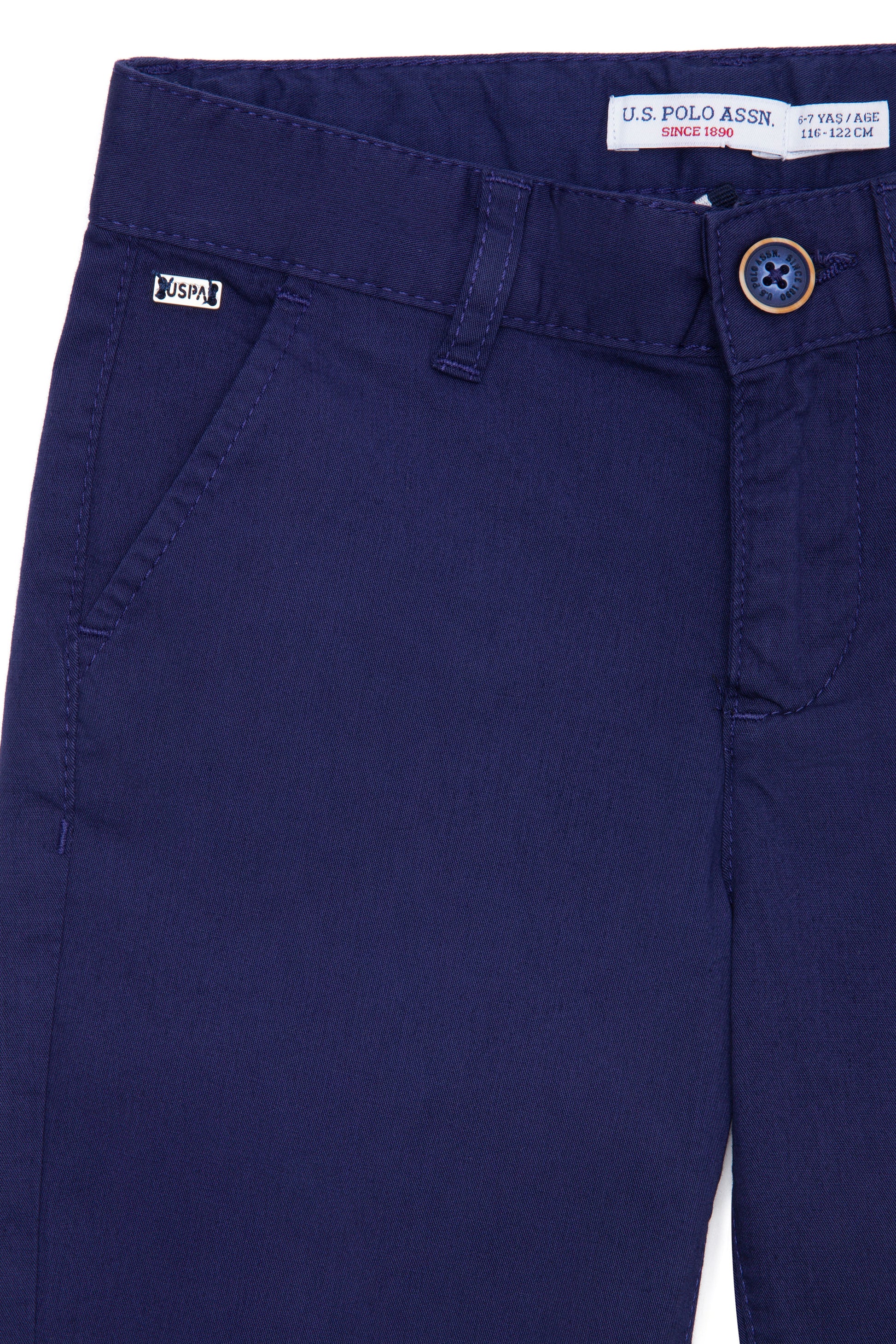 Boy's Navy Blue Canvas Pants