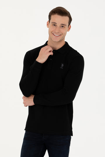 Men's Black Basic Sweatshirt