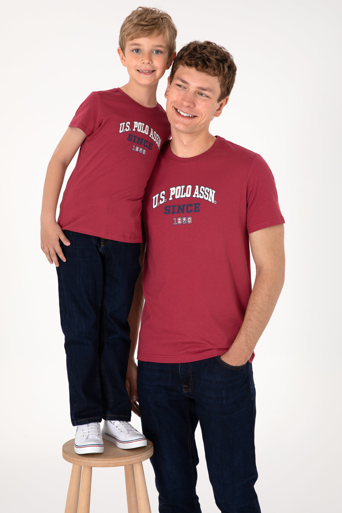 Men's Regular Fit Crew Neck Cherry T-Shirt