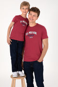 Men's Regular Fit Crew Neck Cherry T-Shirt