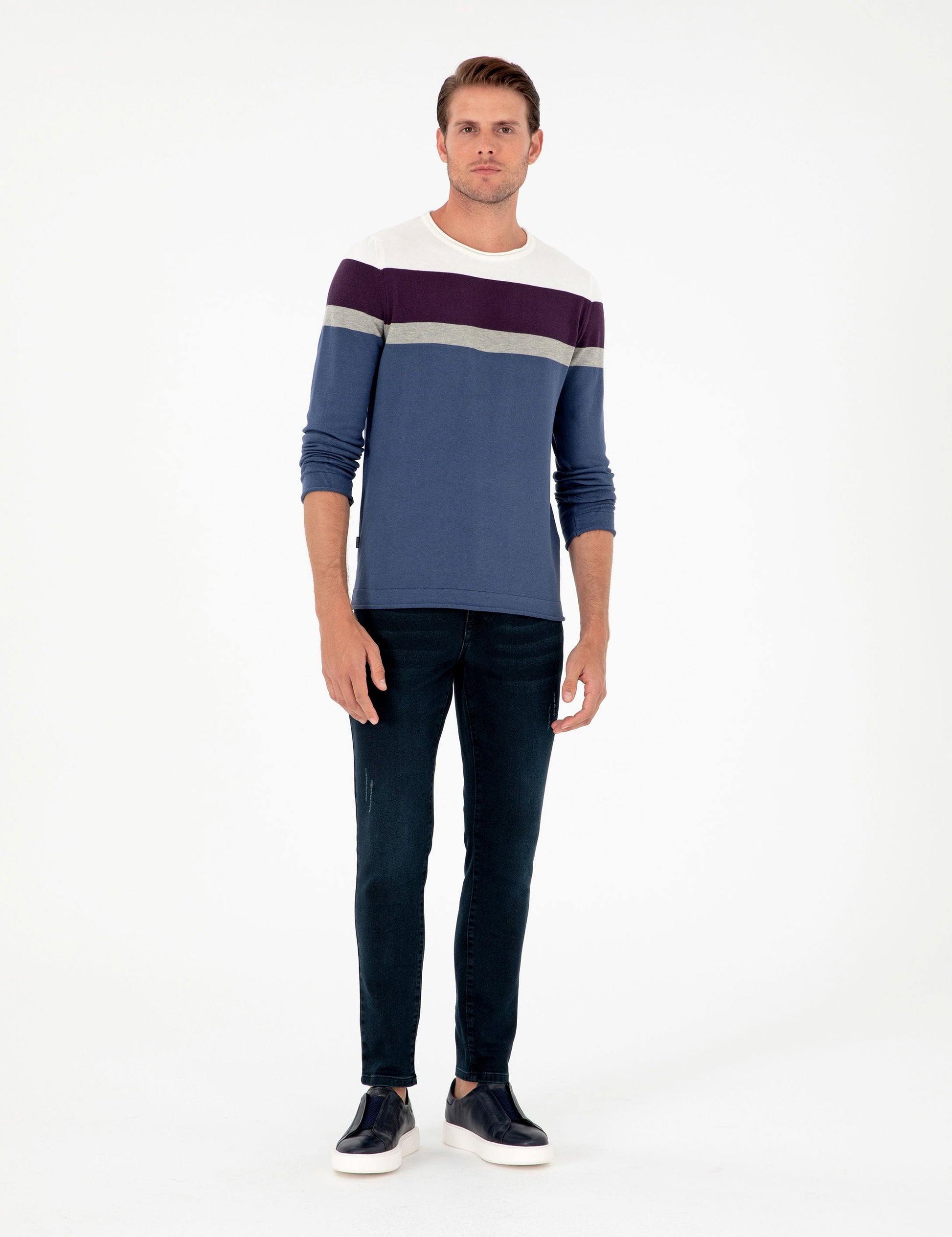 Indigo Slim Fit Sweater