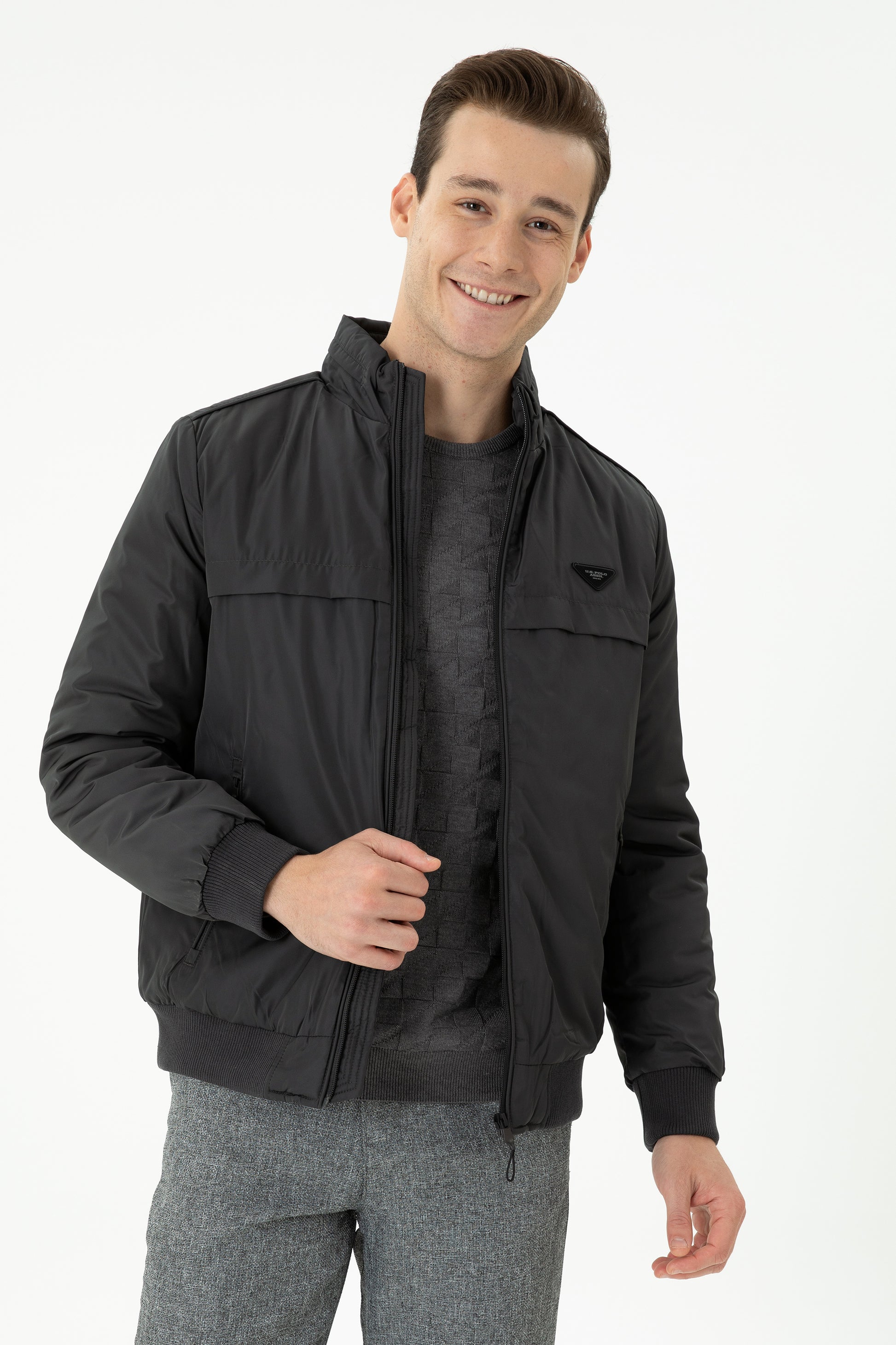 Men's Anthracite Coat