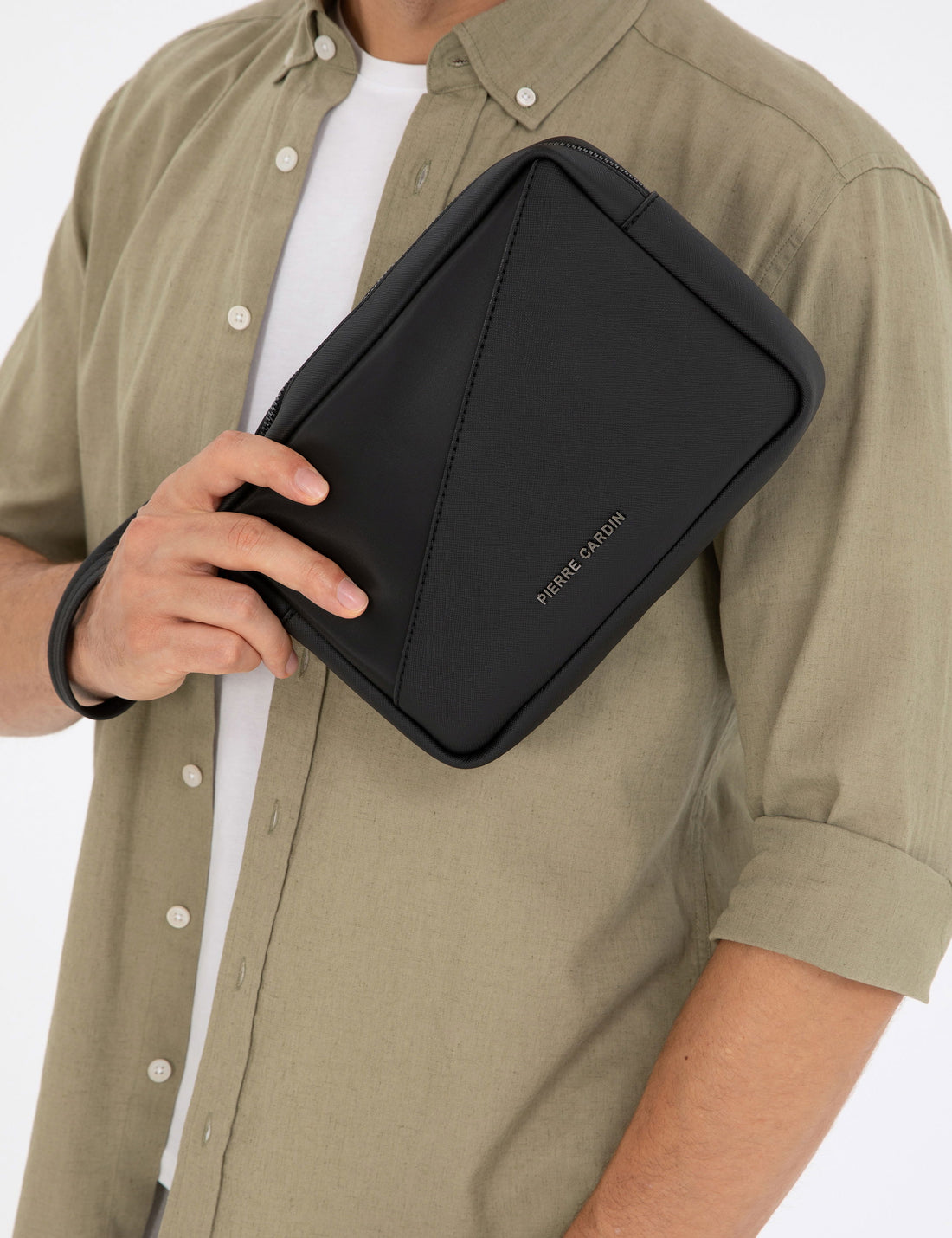 Men's Black Shaving Bag