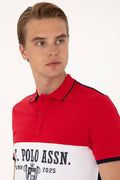 Men's Regular Fit Polo Neck Navy T-Shirt