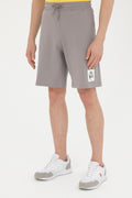 Men's Dark Grey Knitted Shorts