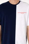 Men's Comfort Fit Crew Neck Navy T-Shirt