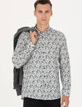 Mint Slim Fit Long Sleeve Shirt