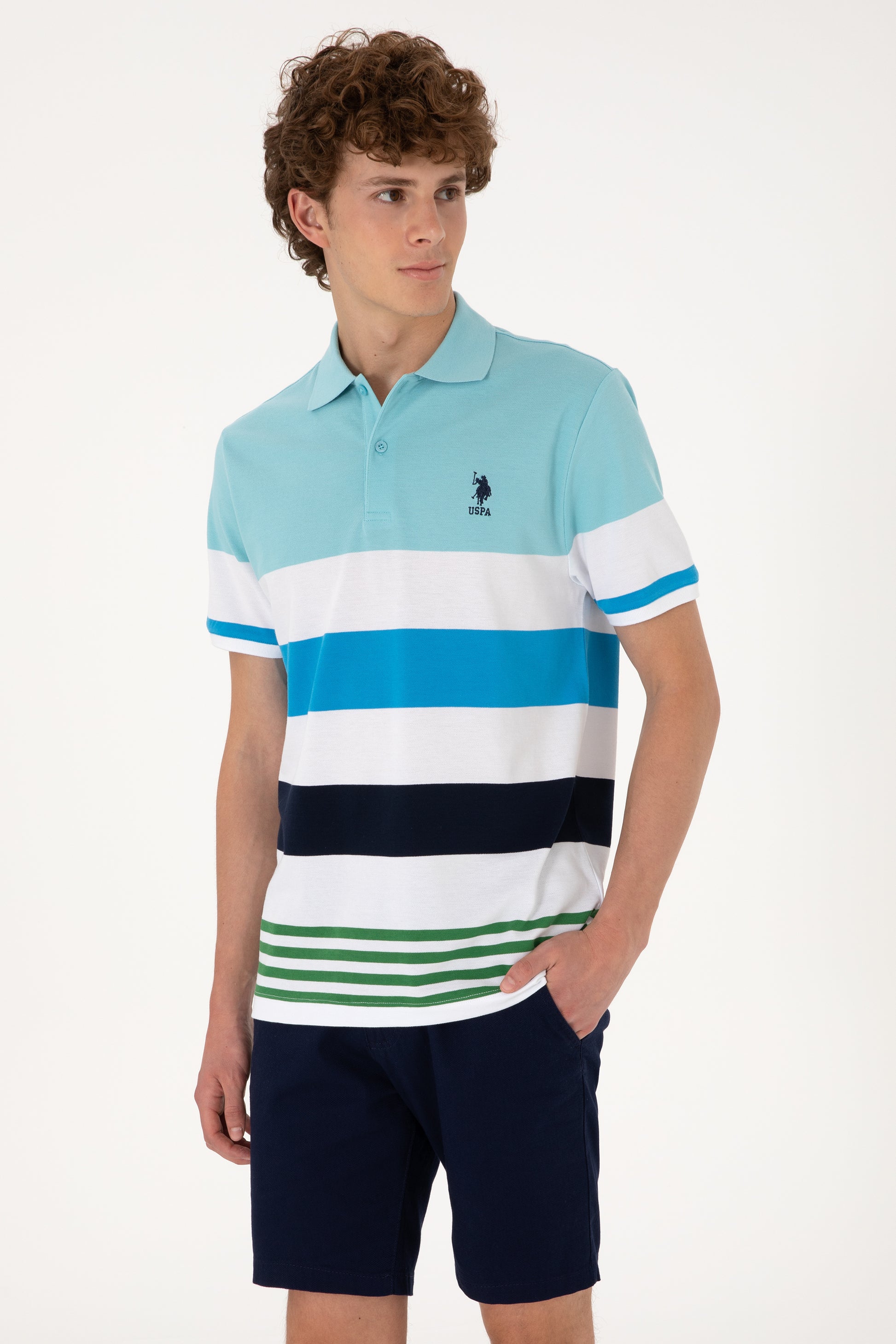 Men's Aqua T-Shirt