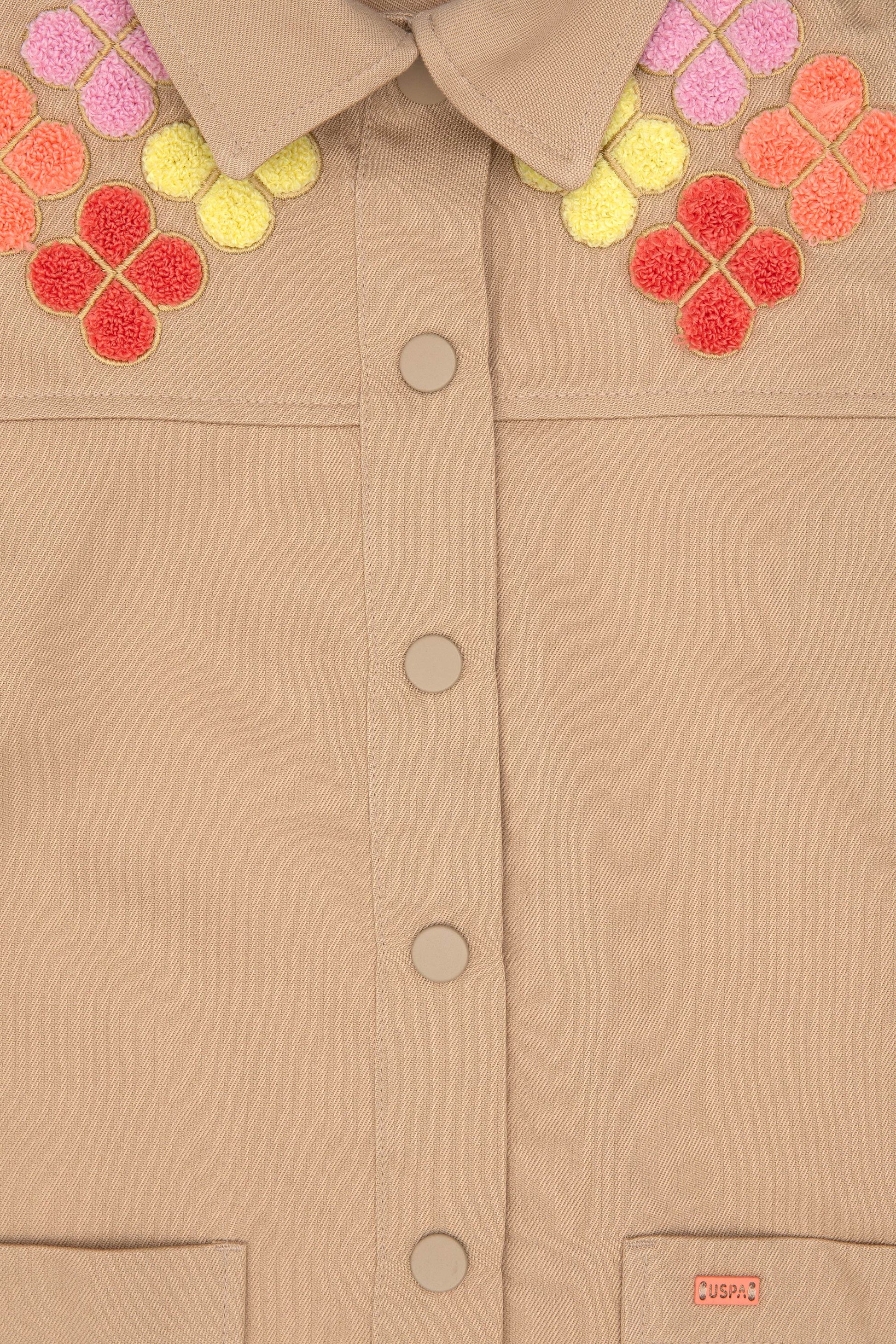 Girl's Sand Knitted Dress